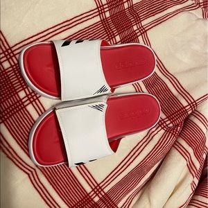 Red Adidas Questar Slides